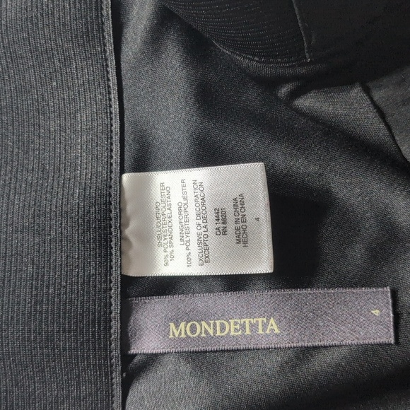 Mondetta Womens Lined Tailored Pant High-Rise Comfort Stretch, Size 4 - Picture 7 of 11